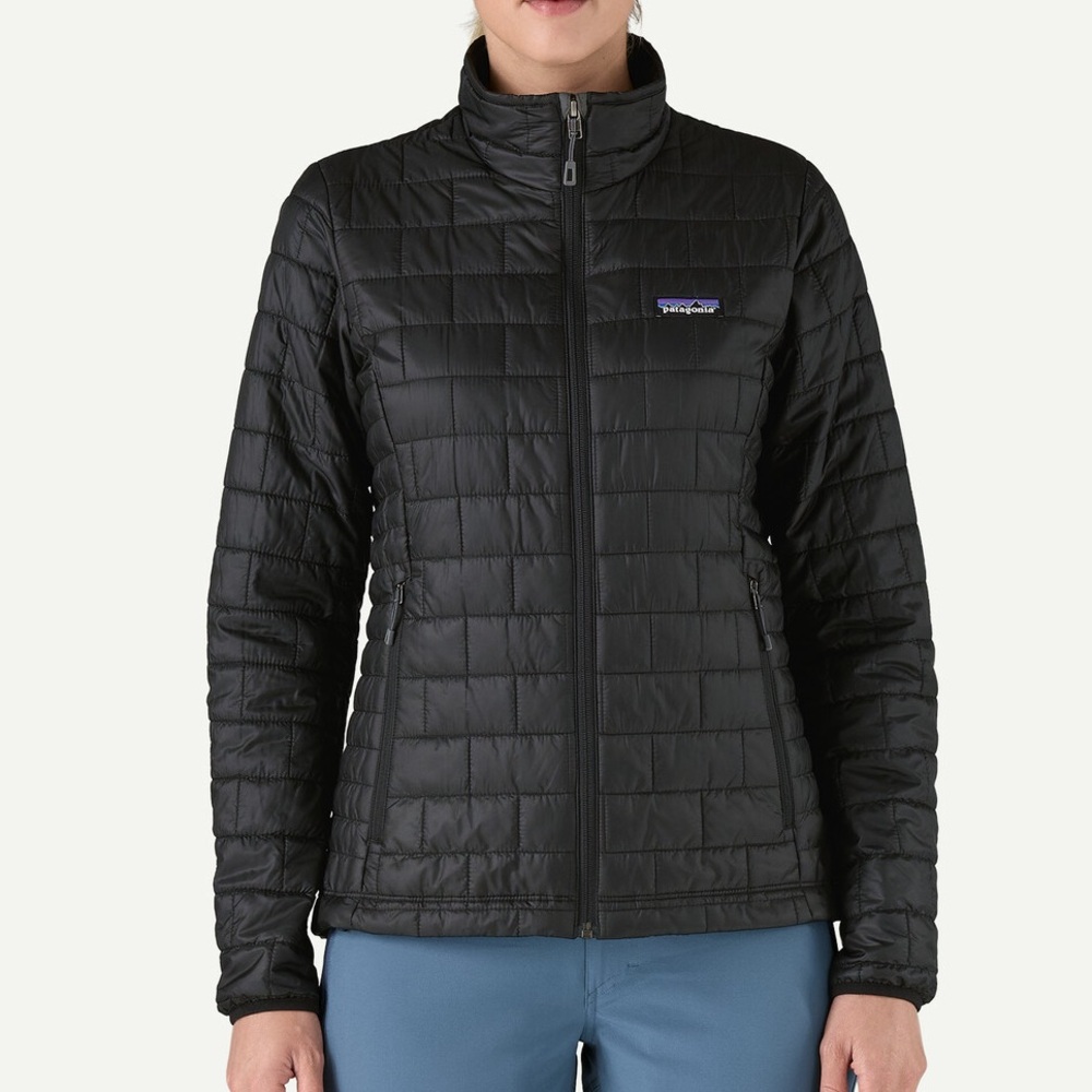 Patagonia Black Nano Puff Full Zip Jacket